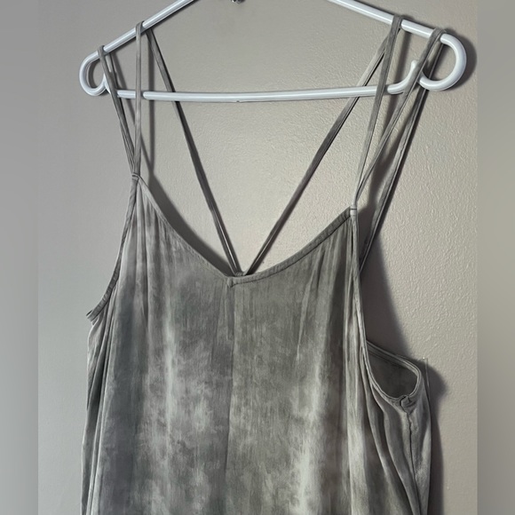 Women’s Aerie Tie Dye Side Slit Maxi Dress Swimsuit Cover - Picture 2 of 13